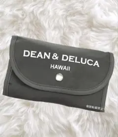 【新品】ディーン＆デルーカ 折りたたみエコバッグ グレー トートバッグ ハワイ