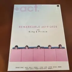 +act. 2020年1月号 表紙:King & Prince