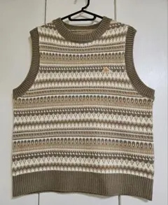 KELTY Samansa Mos2⭐ ニットベスト ベージュ系