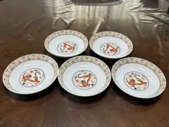 未使用　橘吉　中華皿　5枚セット直径約15cm 高さ約3cmのサムネイル