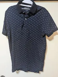 極美品　TOMMY HILFIGER 小紋柄 ポロ 　　サイズＬ
