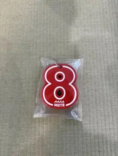muta ムータ 8バッグモチーフ ラバーキーホルダー レッド