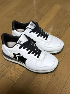 Atlantic STARS メンズ スニーカー　白黒