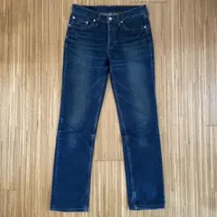 Levi's 501ストレートデニム W28 ダークブルー