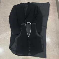 小物セット✨ 結婚式 A6 父親 モーニングコート 黒