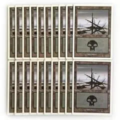 6ED 沼 339 日本語20枚 第6版 基本土地 基本地形 人気絵柄