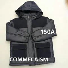 COMME CA ISM フード付き中綿ブルゾン 150A