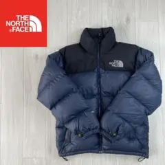 ノースフェイス　ヌプシ　ダウンジャケット　メンズXS　ネイビー　700フィル
