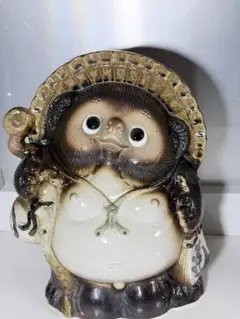 信楽焼 たぬき 置物 約34cm 商売繁盛 縁起物 かわいい狸