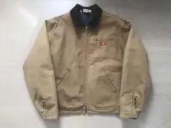Dickies ベージュジャケット コーデュロイ襟　80s ヴィンテージ