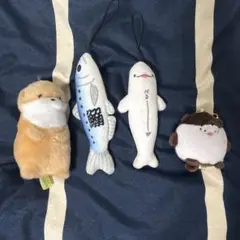 海の生き物 ぬいぐるみキーホルダー