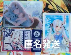 ホロライブ　ローソン限定　百鬼あやめ　フォト風カード　アクリルキーホルダー