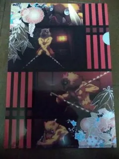 鬼滅の刃　クリアファイル　嘴平伊之助