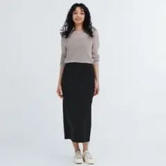 UNIQLO ユニクロ ボアスエットスカート 裏起毛タイトスカート 美品♡