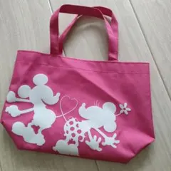 ミッキー ミニー トートバッグ ピンク