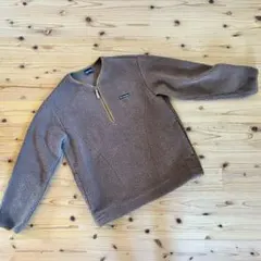 Columbia ブラウン フリースプルオーバージャケット