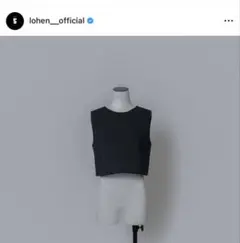 Nala cropped knit top ブラック Mサイズ - メルカリ