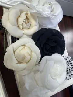 布製コサージュ 18個セット