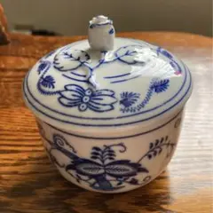 カールスバード ブルーオニオン シュガーポット