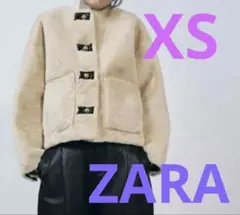 ★完売品★【ZARA】ZWコレクション＊フェイクファージャケット/XS