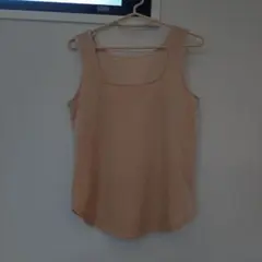 JEANASIS ベージュ タンクトップ