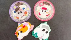モルカー　コースターセット　ピーター　ローズ　ポテト　シロモ