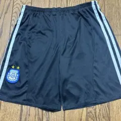 アルゼンチン代表 ハーフパンツ 黒　150cm相当