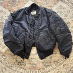 50s復刻　ALPHA B-15C mod フライトジャケット ネイビー　38