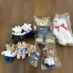 コムサイズム　クマのぬいぐるみ8体セット