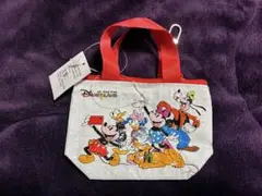 香港ディズニー ショッピングバッグ風キーホルダー　ミニポーチ
