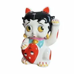 と*ん様 ベティちゃん 招き猫 陶器 フィギュア ベティ・ブープ - メルカリ