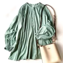 ご成約済み！アーバンリサーチドアーズ　ブラウス　ミントグリーン　M