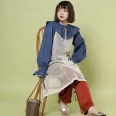 FREAK'S STORE ノースリーブワンピース　メッシュ　フリークスストア