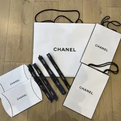 CHANEL ショップ袋とリボンセット