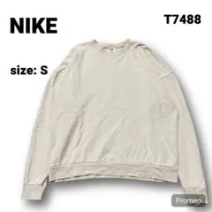 【即購入OK】NIKE スウェット トレーナー サイズS クリーム色