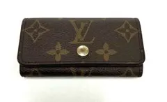 ルイヴィトン モノグラム ミュルティクレ 4連キーケース 正規品 ICタグ