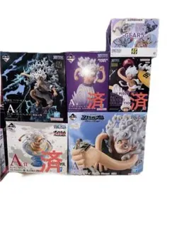ワンピース 一番くじ まとめ売り ルフィ ギア5 フィギュアセット