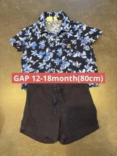 GAP 花柄セットアップ 12-18month(80cm)