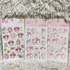 韓国限定 sanrio ダイソー ステッカー まいめろちゃん ③