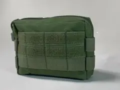 【グリーン】タクティカルポーチ　ミリタリーポーチ　モールシステム　molle
