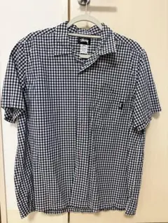 Stussy ステューシー ギンガムチェック 半袖シャツ M