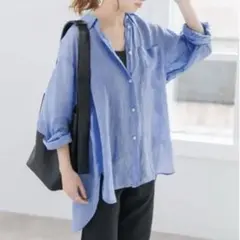 Spick and Span ガーメントダイシアーラミーシャツ