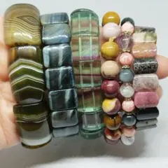 天然石ブレスレット 6本セット まとめ売り　パワーストーン