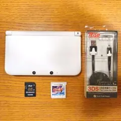 ニンテンドー3DS LL 本体 ホワイト 充電ケーブル付き