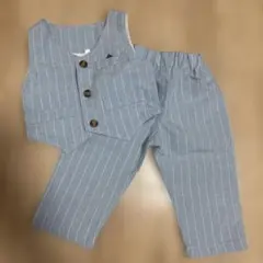 セレモニースーツ ベスト&パンツ　70サイズ　水色　セパレート