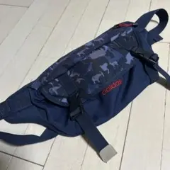adidas ボディバッグ ウエストポーチ ネイビー