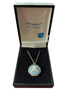 【希少】 ウェッジウッド ネックレス シルバー 925 刻印あり F10327 ウェッジウッド ジャスパー ネックレス シルバー925 希少