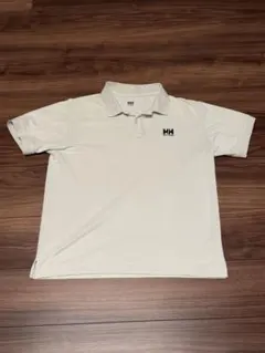 HELLY HANSEN ヘリーハンセン ポロシャツ ホワイト L 刺繍ロゴのサムネイル