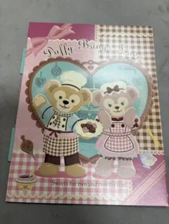 ダッフィー スイーツデザイン 台紙、シール未使用