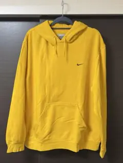 00s NIKE Logo Sweat Hoodie 黄 XL